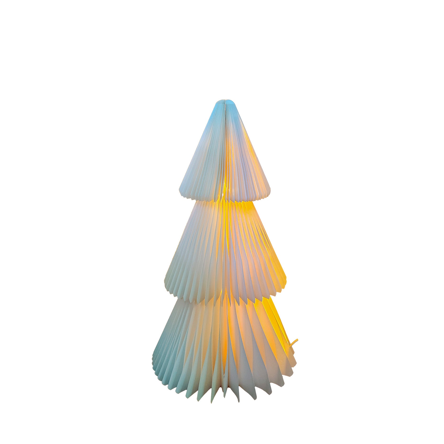 Lina Weihnachtsbaum aus Papier mit LED